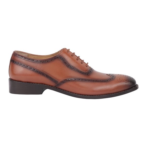 LIBERTYZENO Men\'s Tan and  Lace-Up Shoes main image 5
